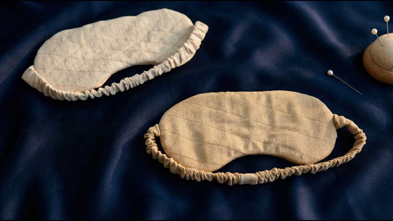 SLEEP MASK - HOW TO MAKE, STEP BY STEP