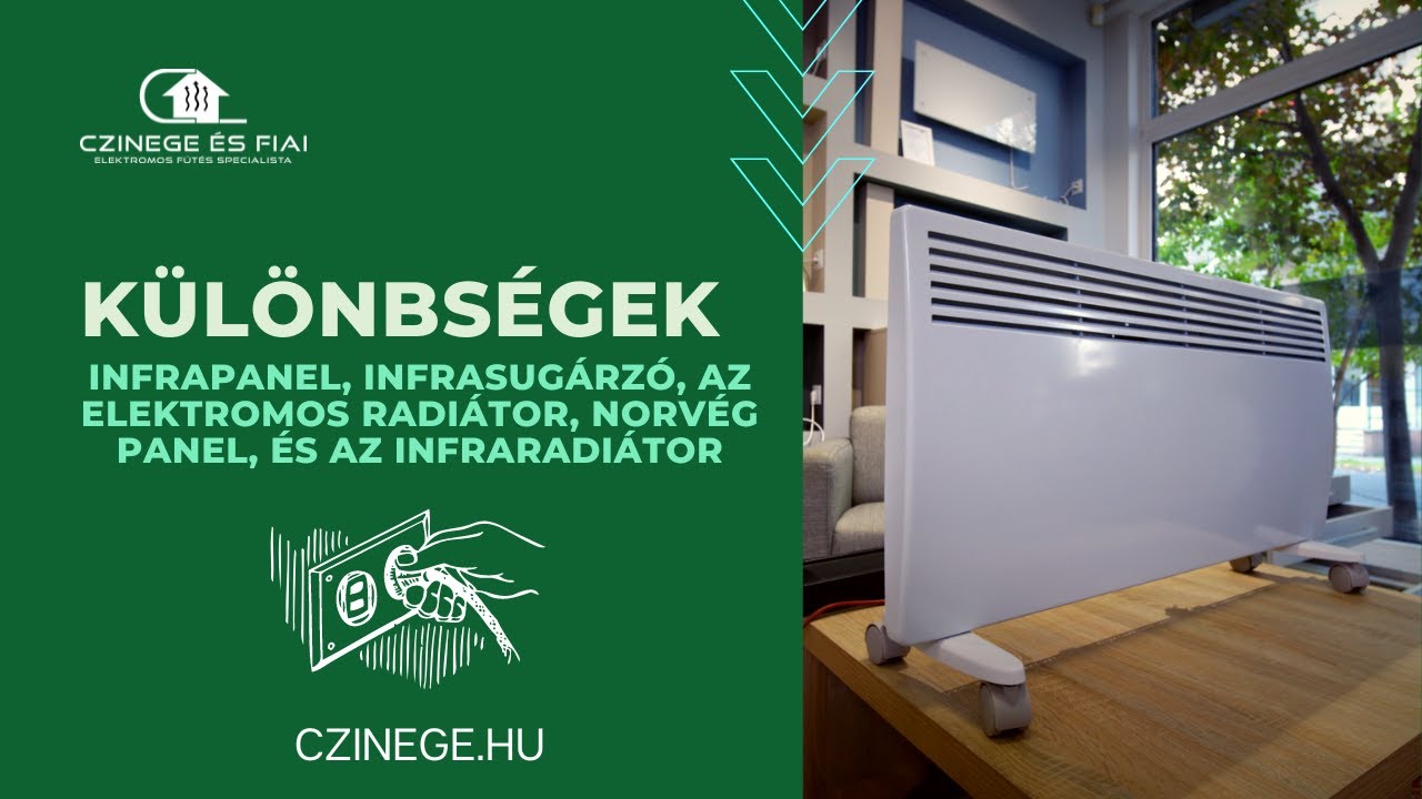 Elektromos fűtések közti különbségek (2022)