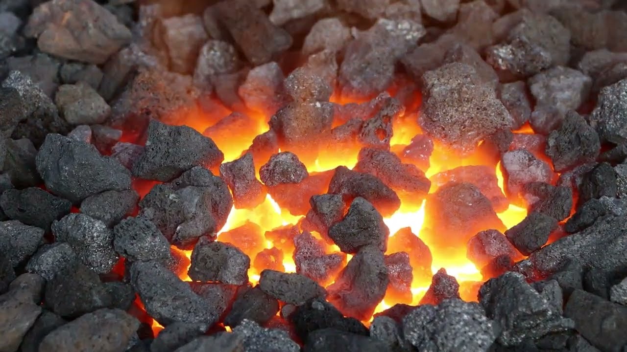 Amateur Blacksmithing - How to light a coke forge