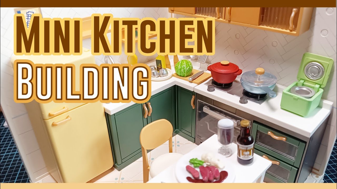 Miniature Kitchen Building -Vitasoy Prize ft. Rement snoopy’s restaurant no.6 #mini #minikitchen 
