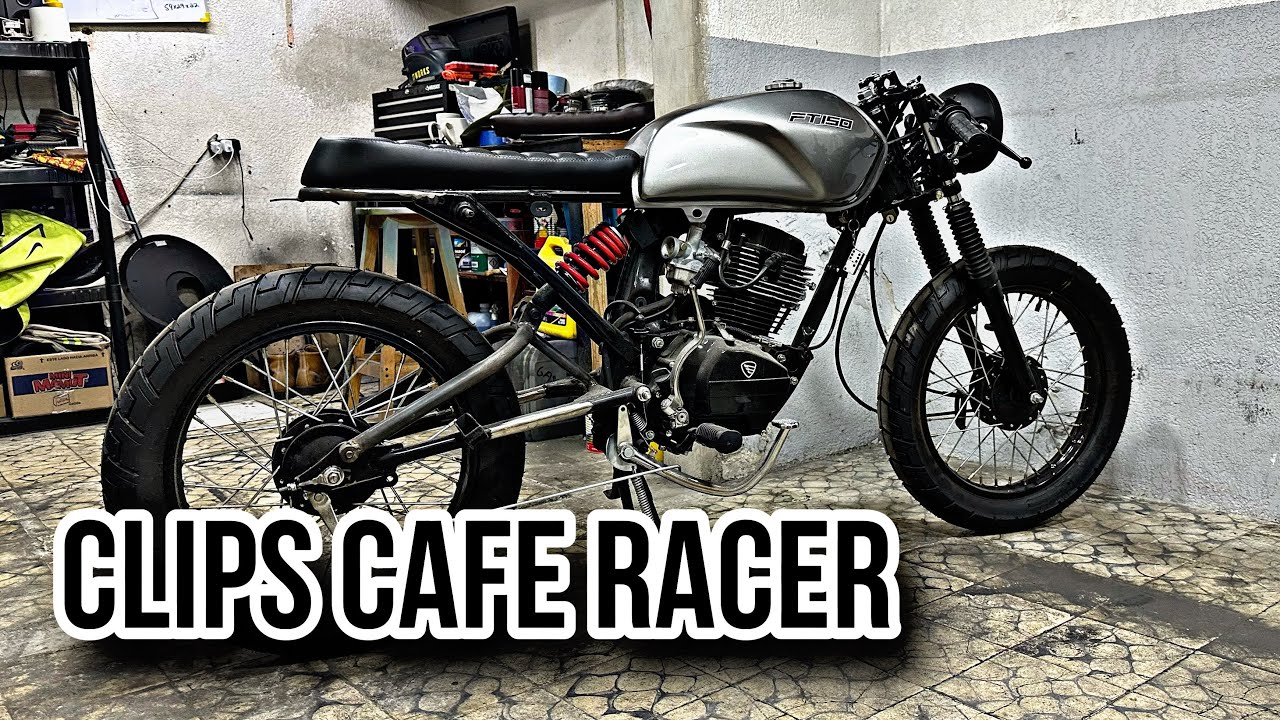 Clips Cafe Racer para la FT150 🔥 | 17WORKSHOP 🇲🇽 | #caferacer #italika #ft150