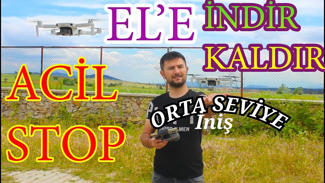 Drone elden kaldırma ve el ile tutup indirme nasıl yapılır | Drone ele indirmek neden önemlidir