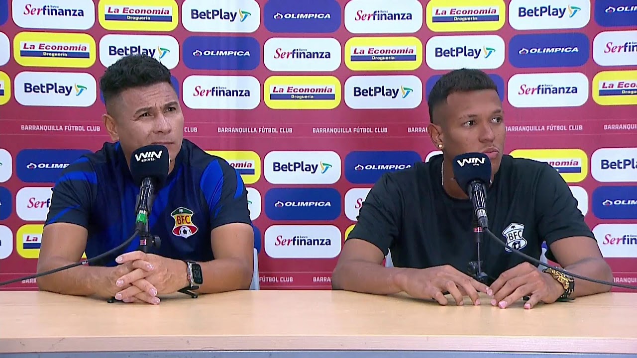 Rueda de prensa de Barranquilla tras su partido con Patriotas