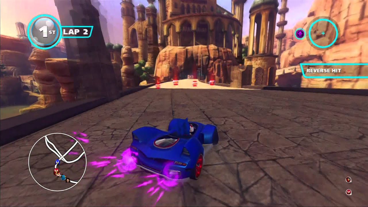 Sonic & All Stars Racing Transformed: Dragon Canyon (Xbox Live Match) [1080 HD]