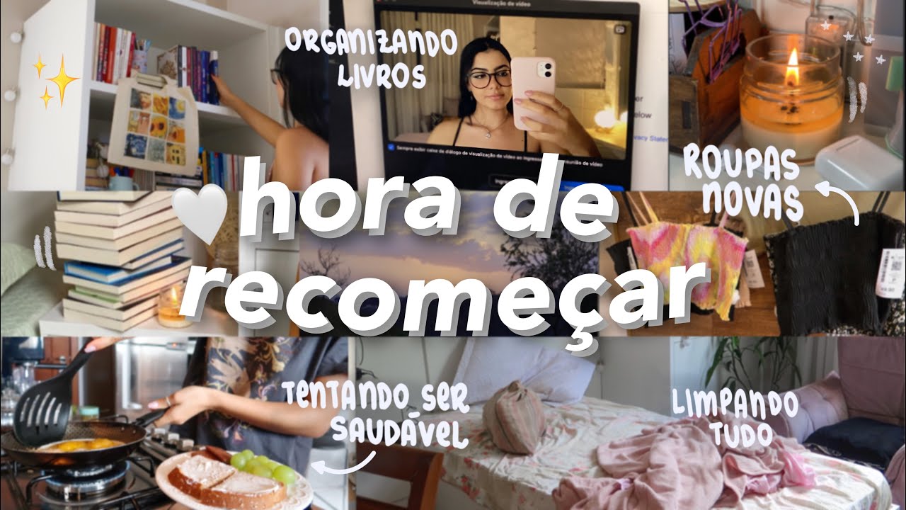 é hora de recomeçar 🧺 | a motivação que você precisava neste ano (metas, hábitos, roupas..) 📝