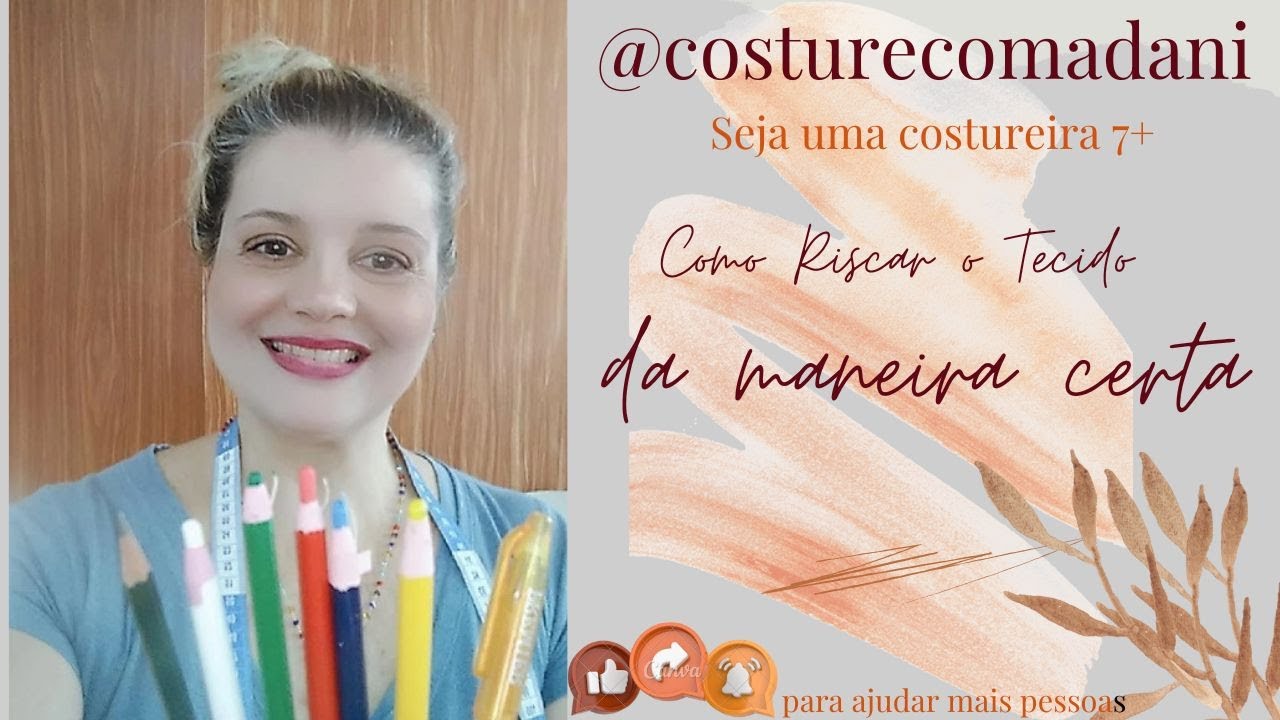 Como Riscar o Tecido da maneira certa!!!