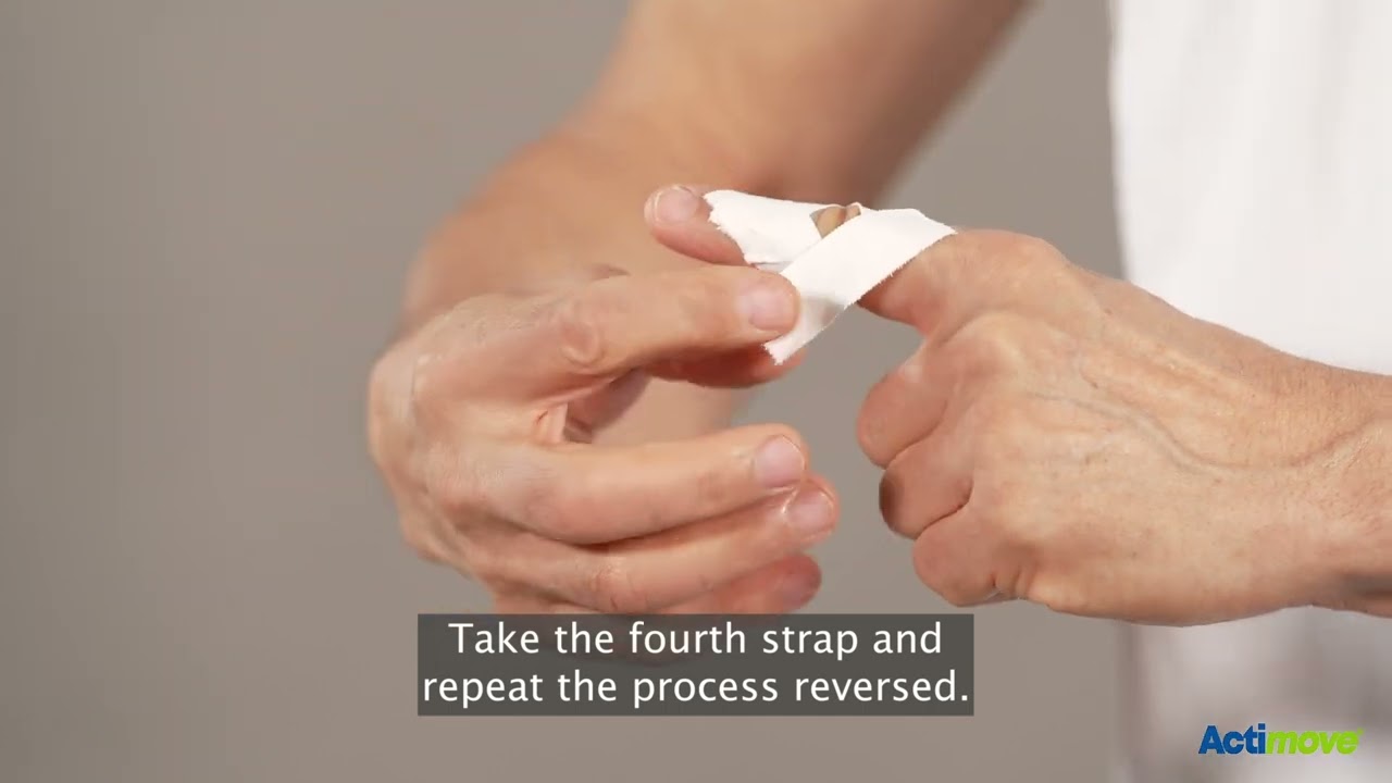 How to Strap a Finger with Ligament Damage