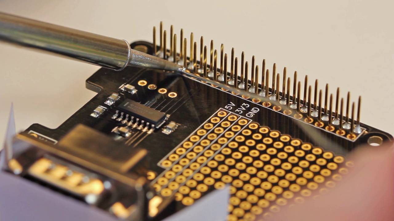 Assembly guide for the Serial Pi Plus RS232 converter for the Raspberry Pi