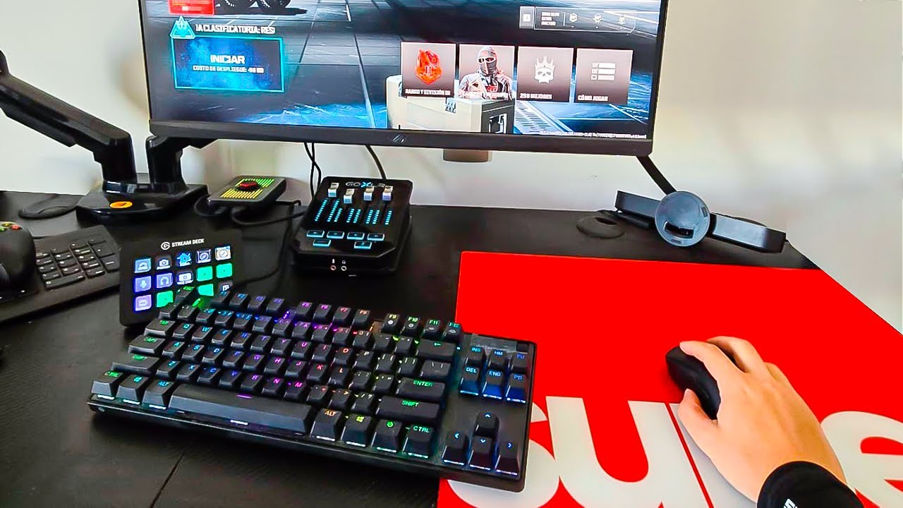 Así se mueve un jugador profesional con mouse y teclado