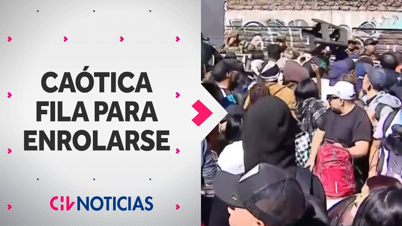 CAÓTICO EMPODRANAMIENTO en Meiggs: Migrantes llevan 24 horas en la fila para regularizar situación