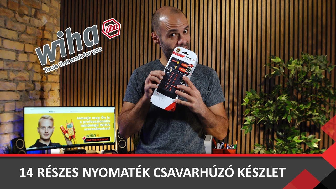 WIHA TorqueVario-S VDE nyomaték csavarhúzó készlet - 40674