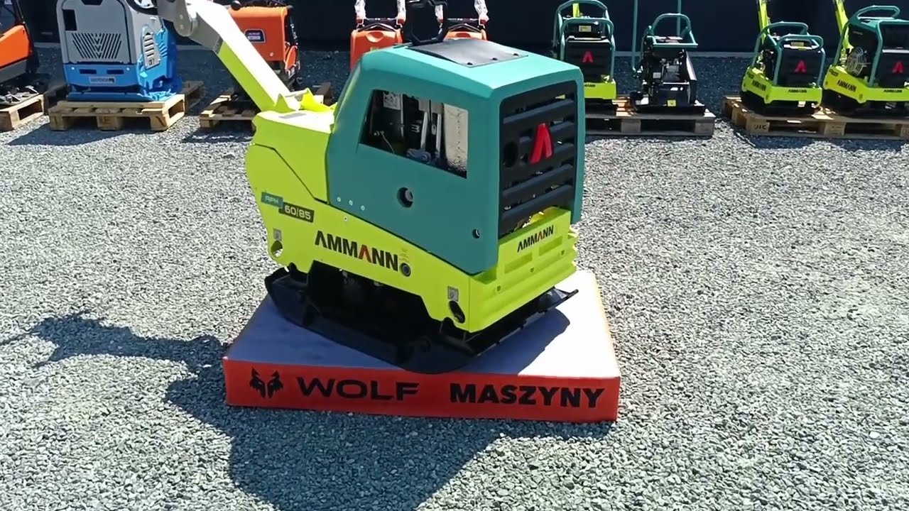 WOLF MASZYNY- Zagęszczarka rewersyjna Ammann APH 60/85 DE- Skoroszów 79, 55100 Trzebnica/Wrocław