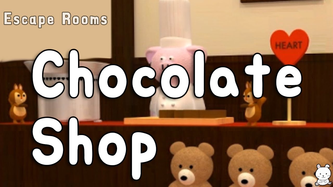 Escape Rooms Chocolate Shop Walkthrough & Bonus Game (NAKAYUBI)