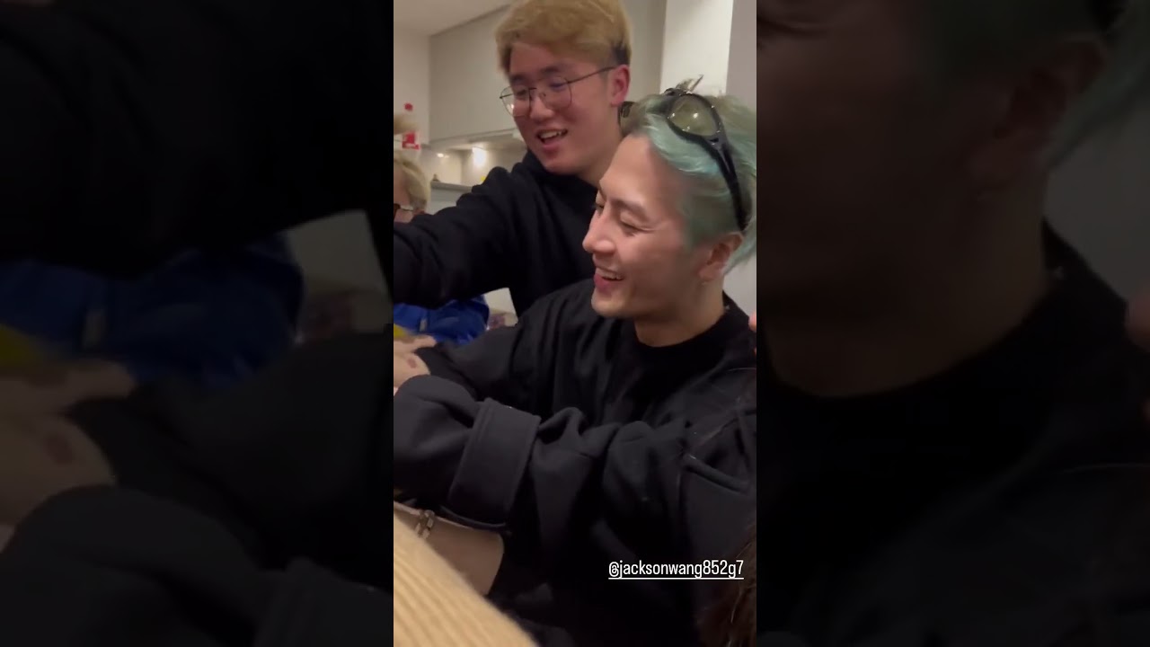 Jackson Wang💋 fan gathering in London 230114 ©️IG jay_homan  🙏thanks for video cr.logo