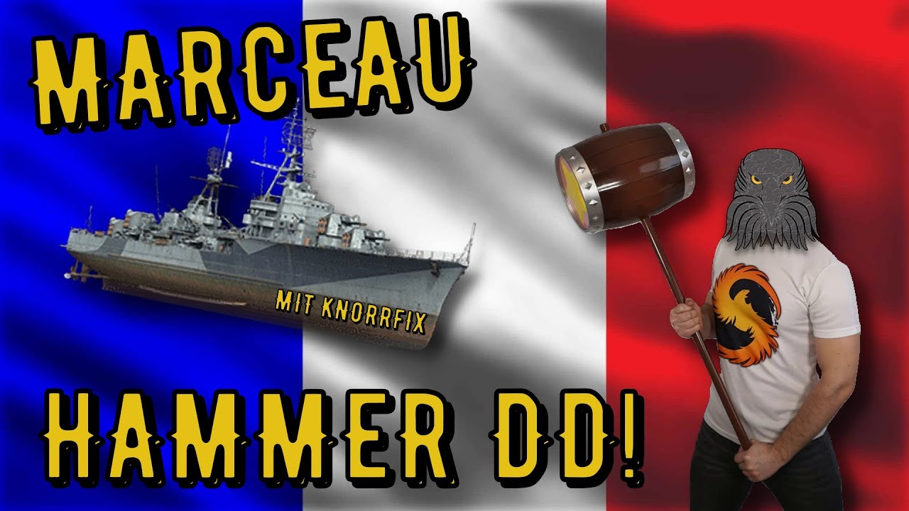World of Warships Legends - MARCEAU - Tier 8 - Hammer DD! [DE/ENG gameplay]