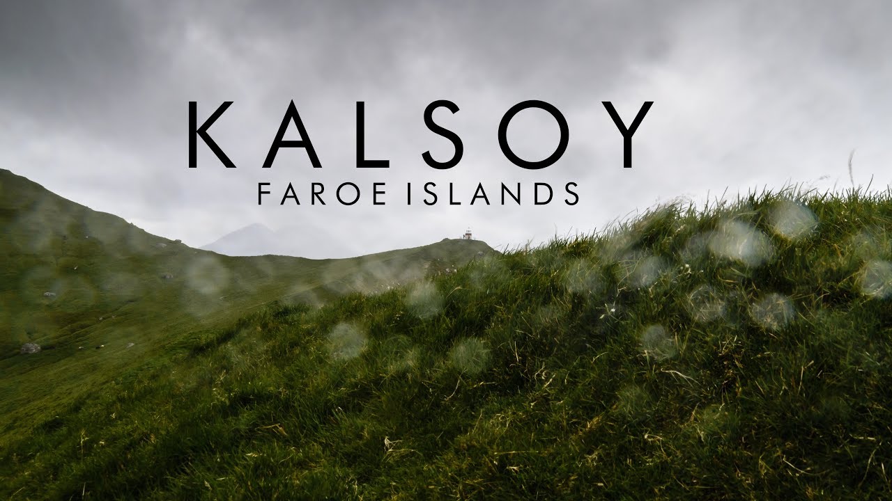 Hiking at Kalsoy, Faroe Islands - Kallur Lighthouse (4K & drone)