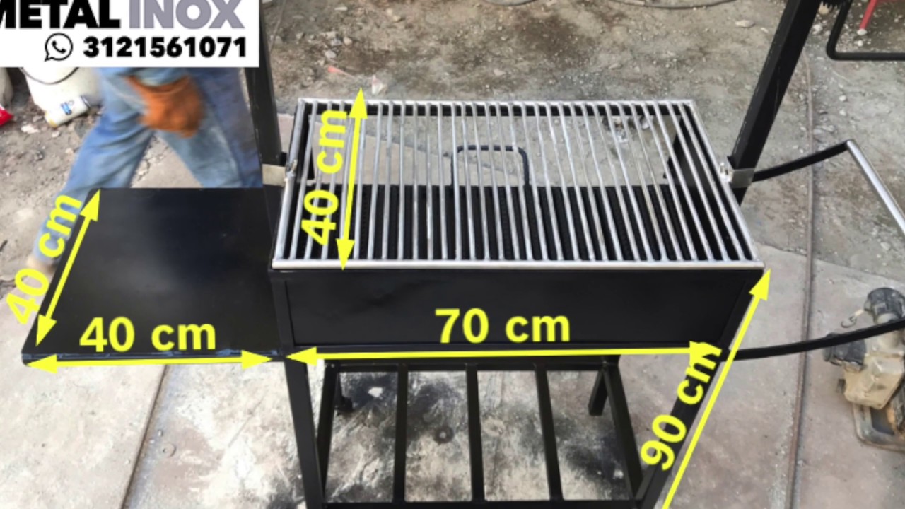 ASADOR TIPO ARGENTINO PARRILLA ACERO INOX