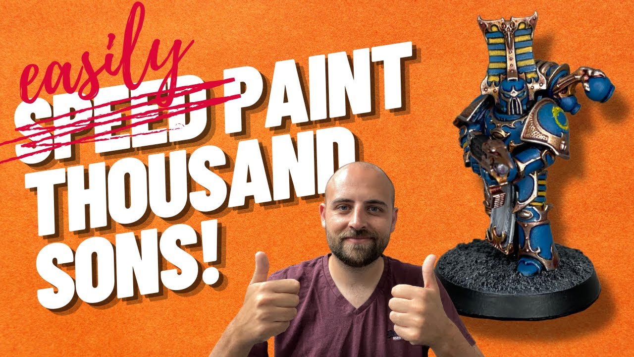 How to Paint Thousand Sons! Super simple and suitable for beginners!