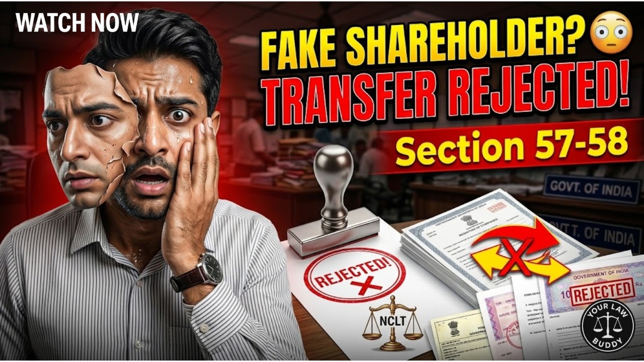 Section 57 & 58 Explained | Fake Shareholder Punishment + Share Transfer Refusal Rules