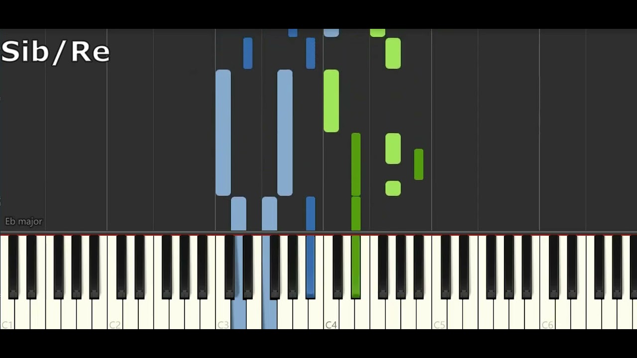 Capolavoro (Il Volo ) Piano Midi Tutorial ITA Accordi Synthesia
