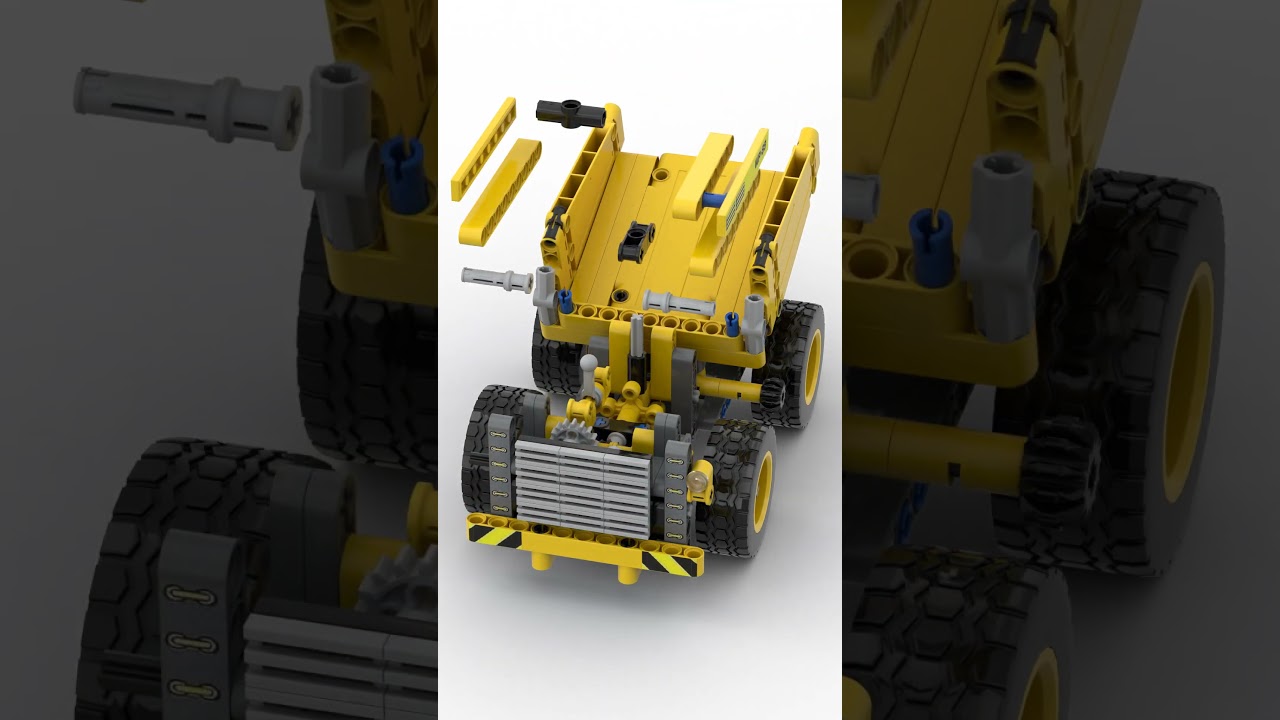 Lego 42035 Mining Truck #shorts #rain #lofi #aesthetic #clouds #bass #lego #music #automobile