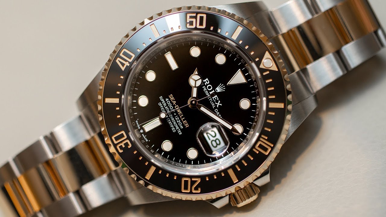 Часы Rolex Sea-Dweller в жёлтой версии Rolesor