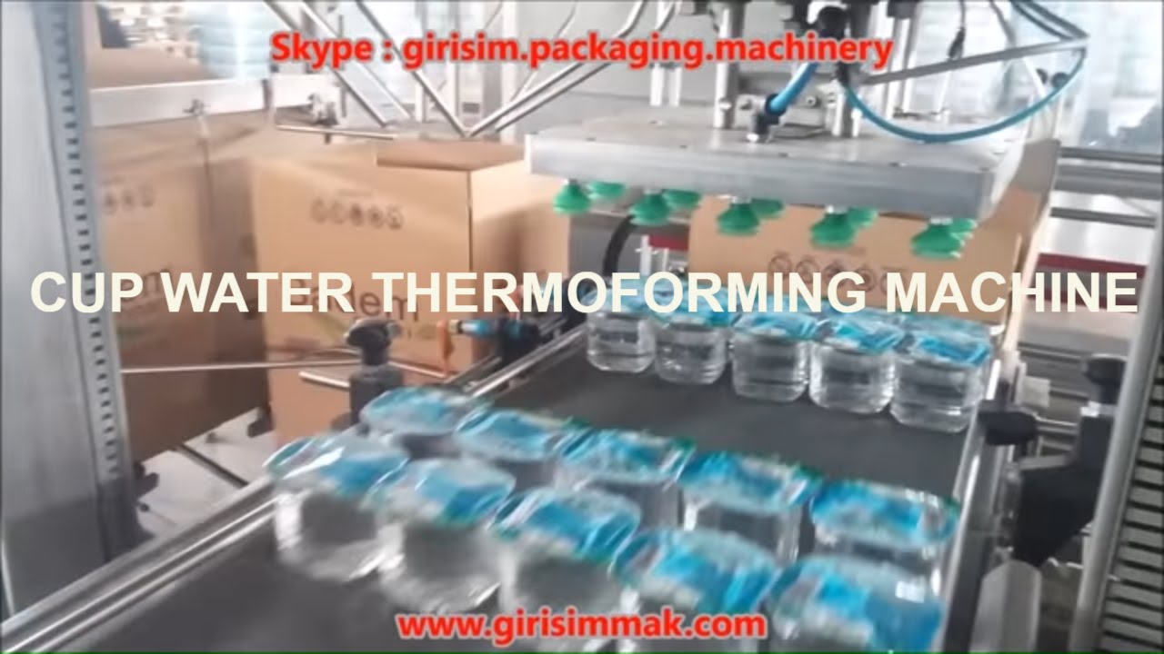 WATER CUP MACHINES - FFS - THERMOFORMING MACHINE - IML