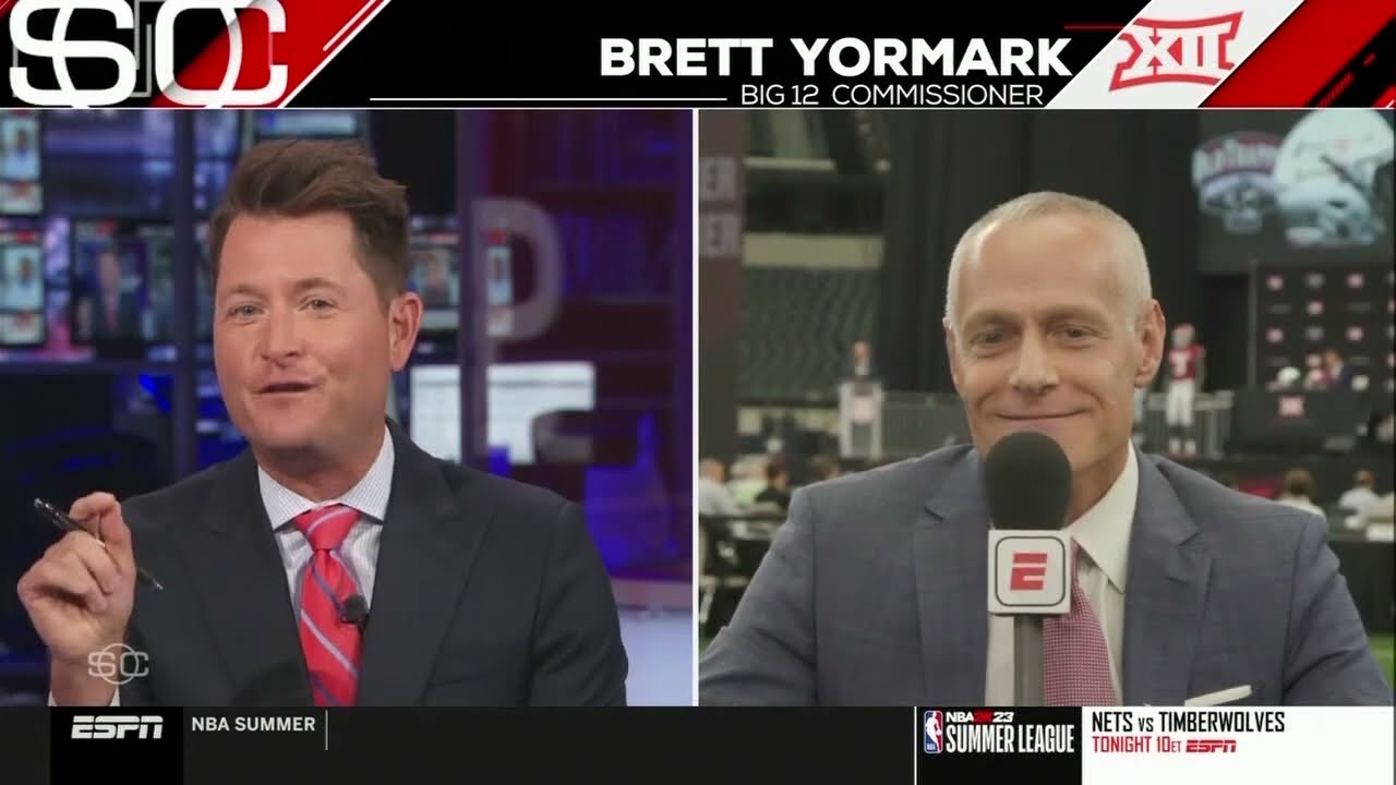 Big 12 Commissioner Brett Yormark on SportsCenter