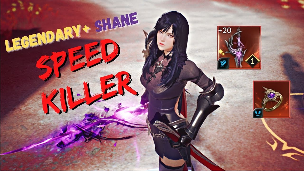 Seven Knights 2 : LEGENDARY + SHANE | Arena Mode | Kill Shots | Speed Set +20 BLADE!!!