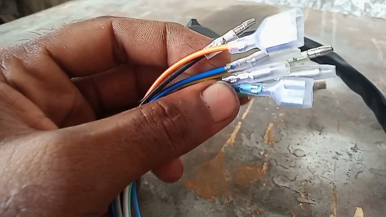 CD 70 assembly wiring mukmmal detail and tar colour