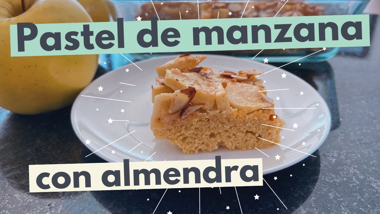 Pastel de manzana con almendra