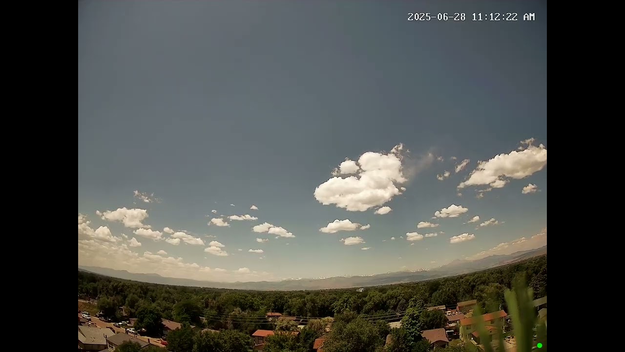 Longmont CO Timelapse — June 28, 2025 — Longs Peak