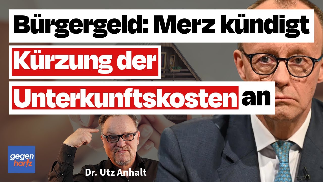 Bürgergeld: Merz kündigt Kürzung der Unterkunftskosten in der Grundsicherung an