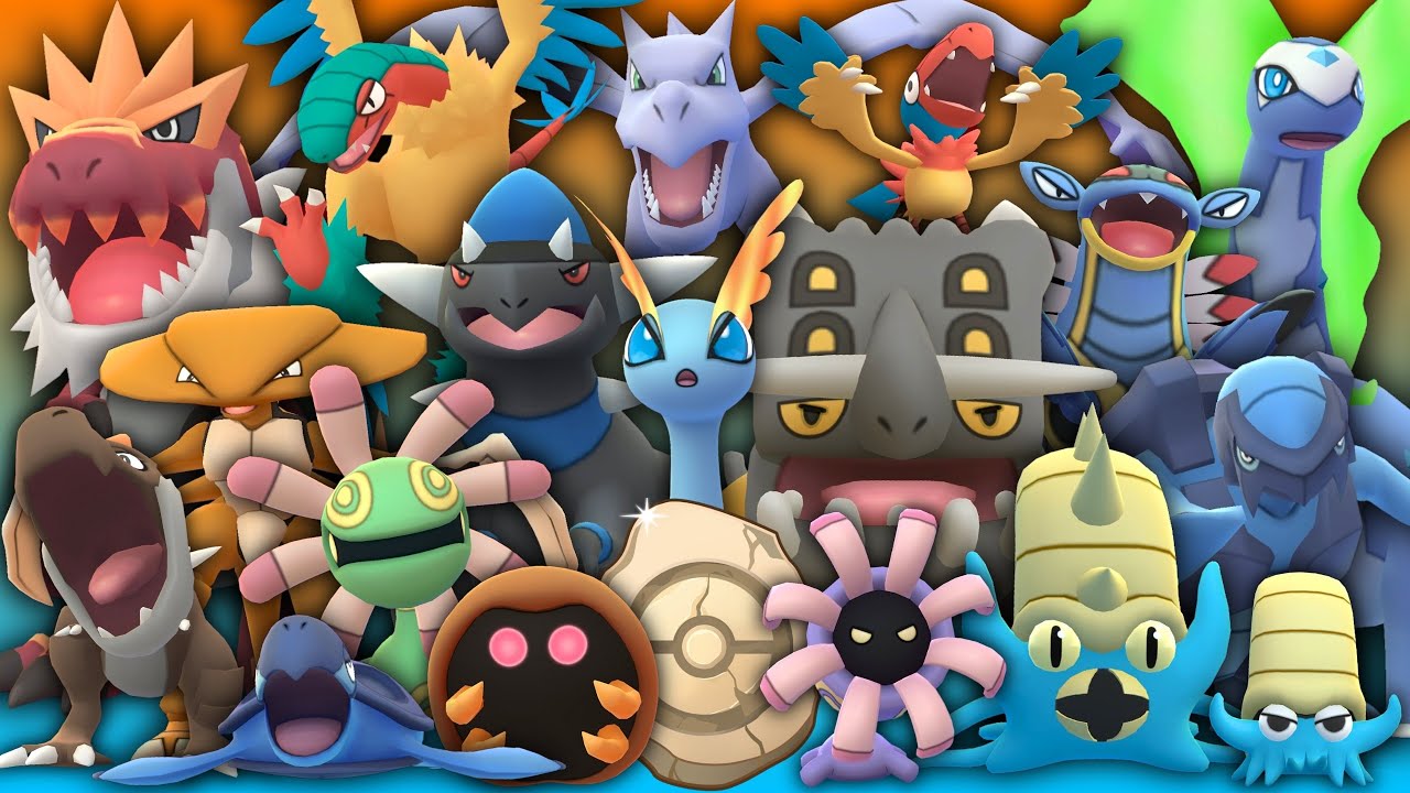 I WON WITH EVERY FOSSIL POKEMON IN THE FOSSIL CUP! (almost)