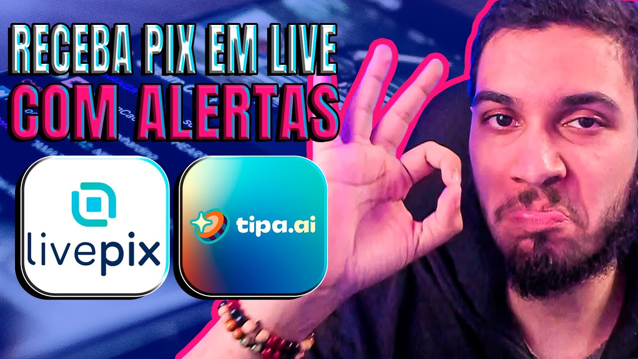 COMO RECEBER PIX NAS LIVES COM ALERTAS
