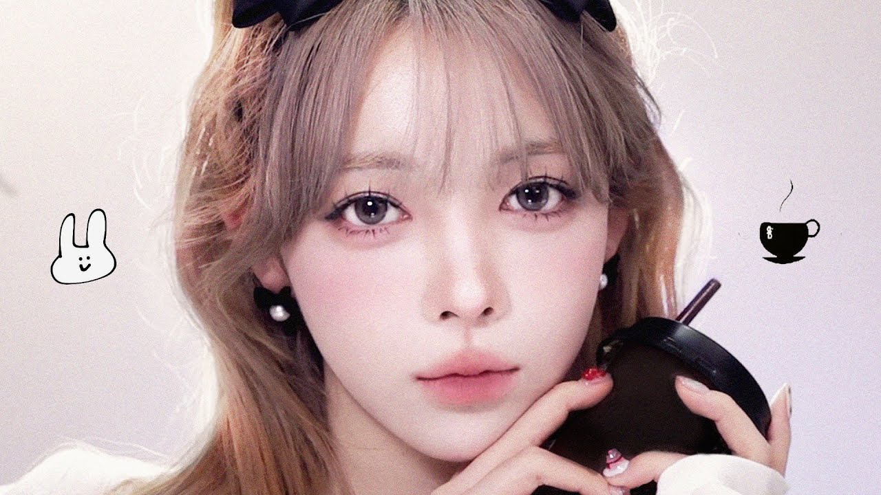 블랙커피를 사랑한 토끼 메이크업🐰🩷☕