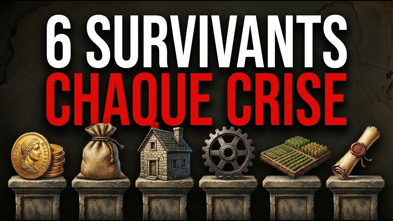 Les 6 seuls actifs qui survivent réellement à un effondrement économique