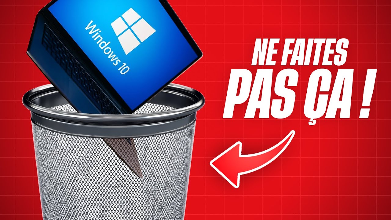 Fin de Windows 10 : ne jetez surtout pas votre PC !