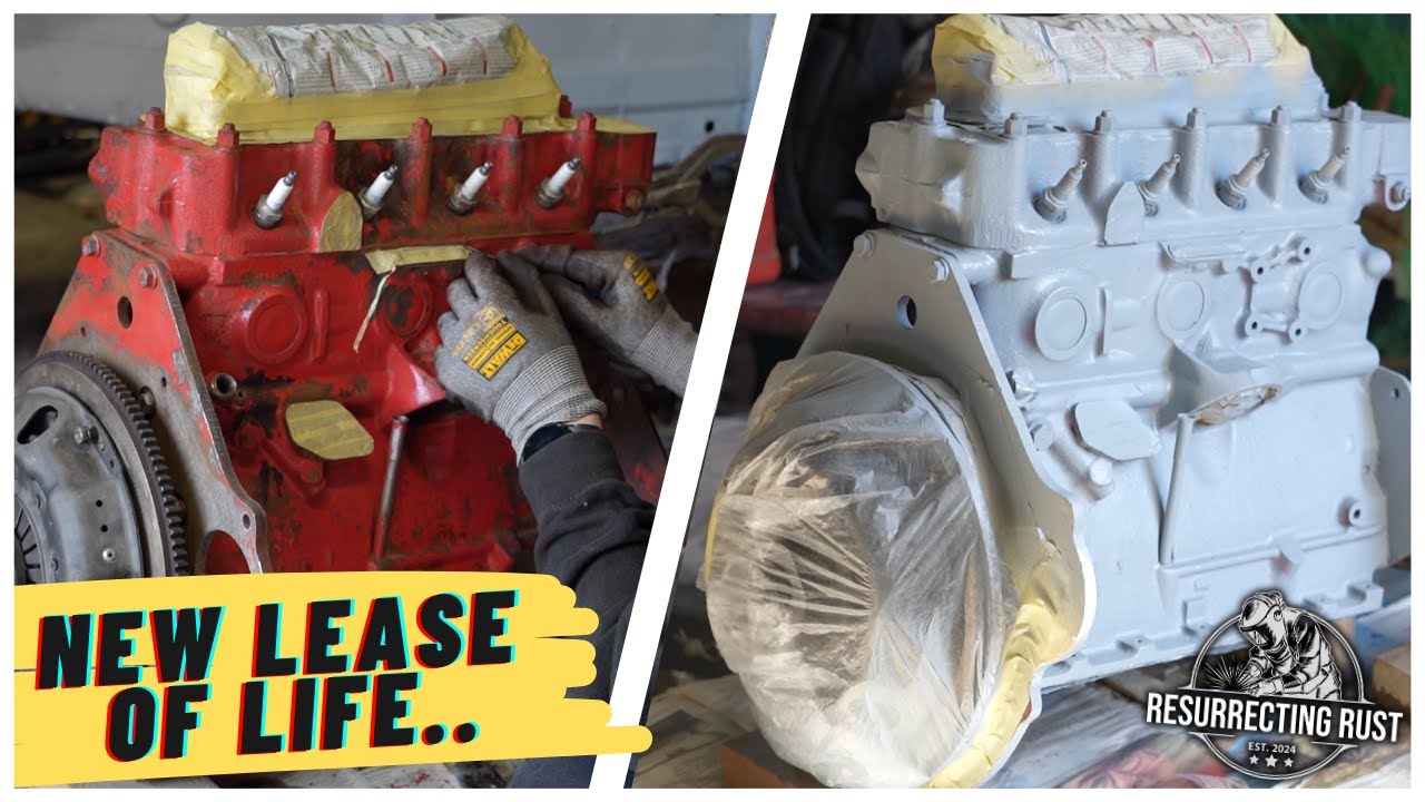 MGB GT Resurrection - Part 7 - Painting the Engine
