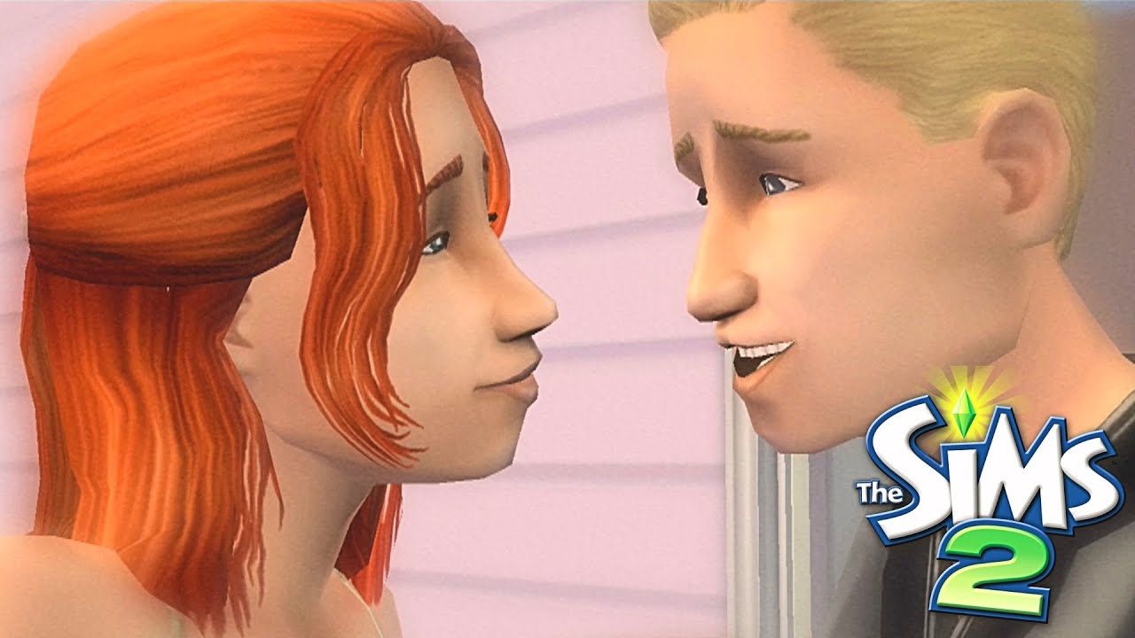 The Sims 2 Dustin Broke & Angela Pleasant First Kiss (1080p 60fps)