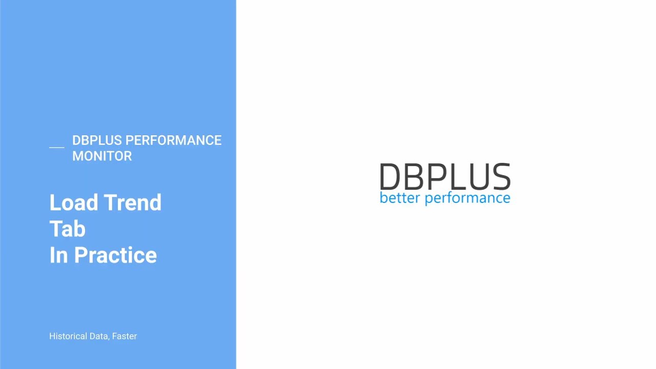 Load Trends | DBPLUS PERFORMANCE MONITOR