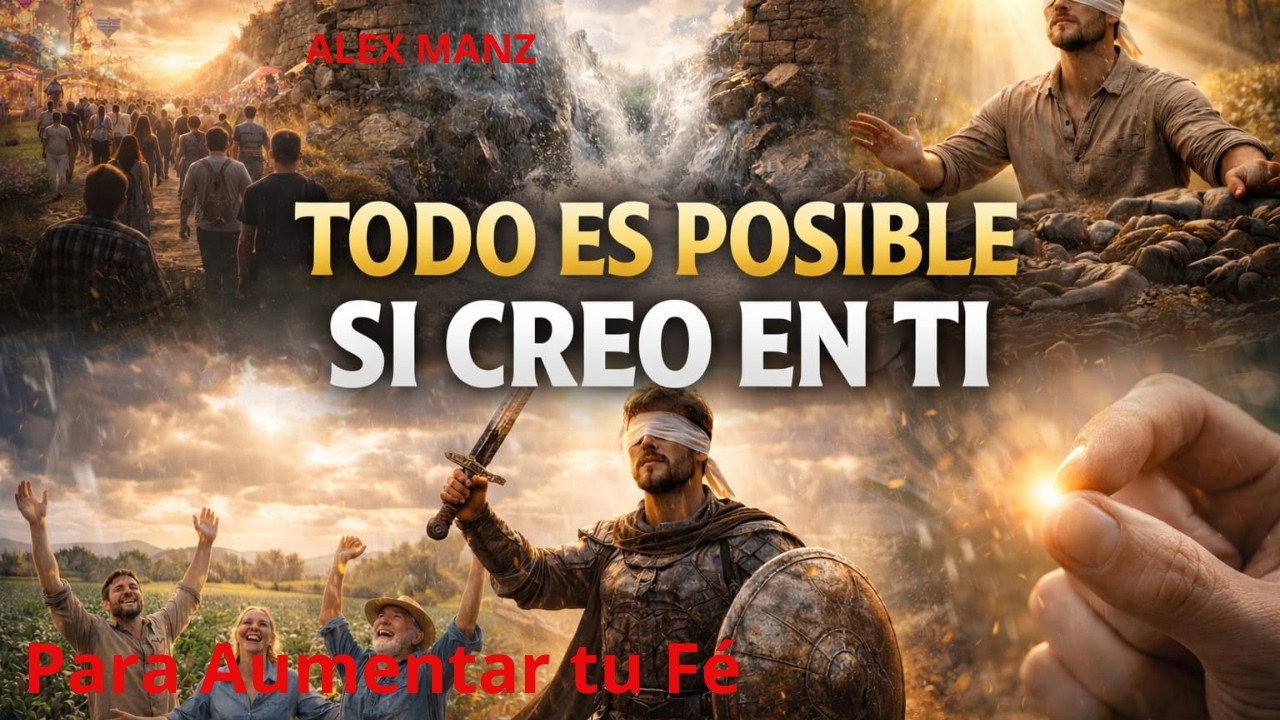 Todo es posible si creo en ti, ALEX MANZ video de musica cristiana