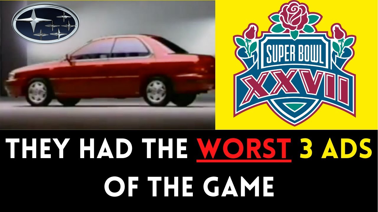 The WORST SUPER BOWL ADVERTISEMENT CAMPAIGN EVER | Subaru (Super Bowl XXVII)