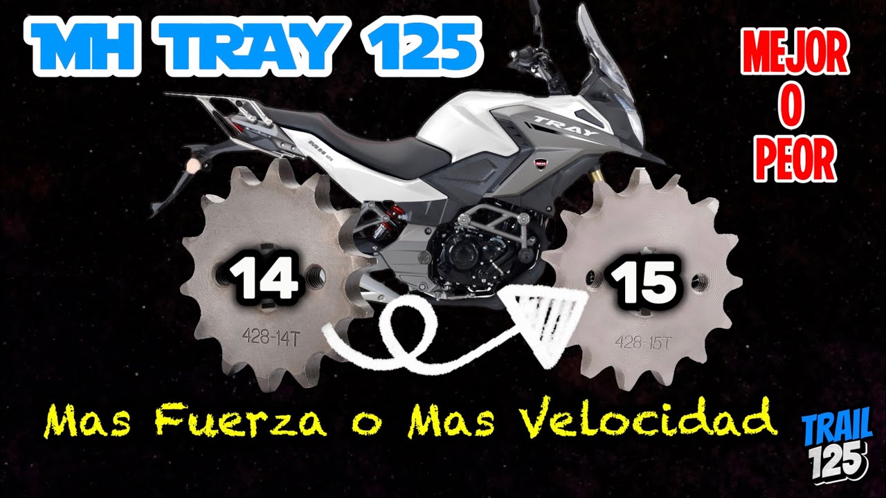 Experiencia con el Piñon 14 y Rueda 150/70-17 Mas fuerza o mas Velocidad #motovlog #125 #trail