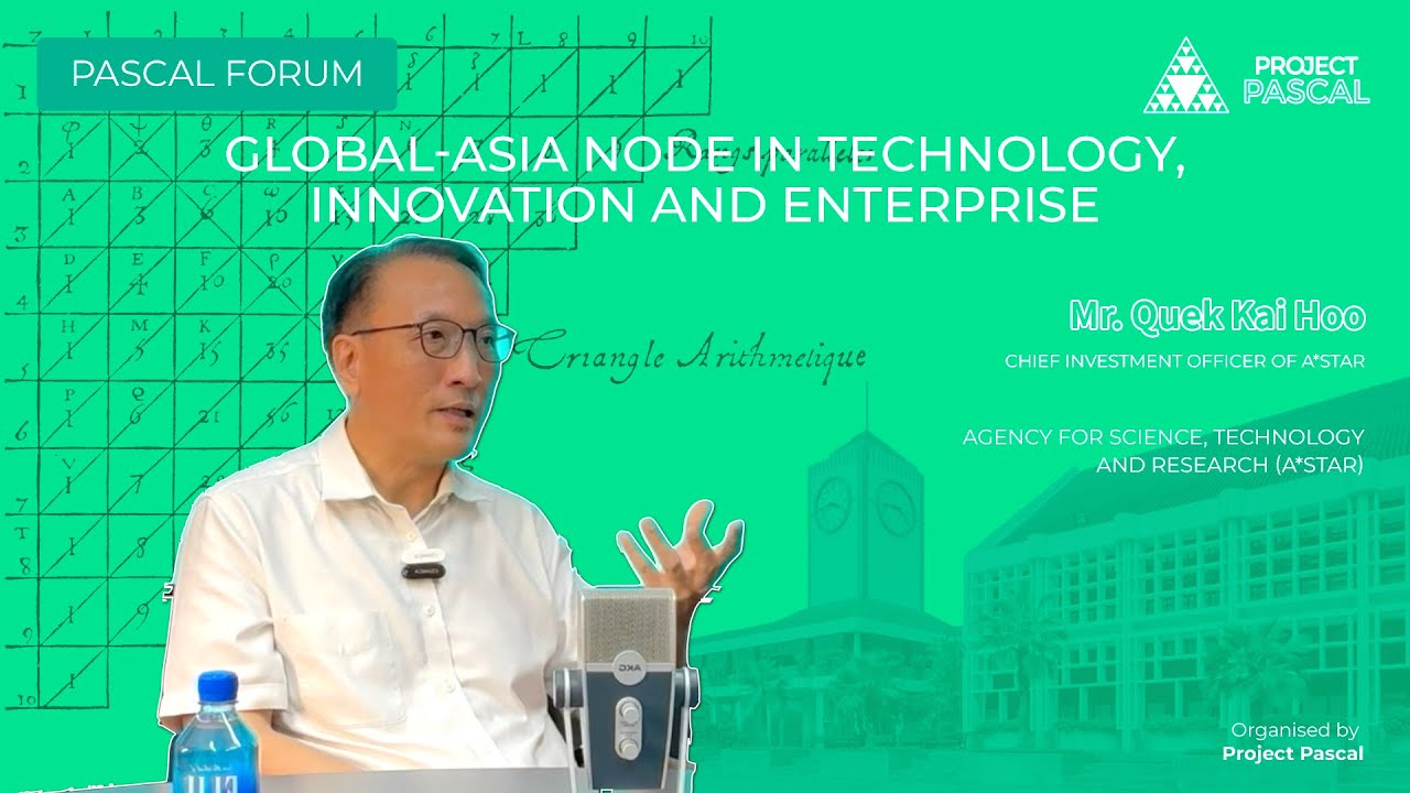 Singapore Innovation Ecosystem with Mr. Queck kai hoo, CIO of A*STAR | Project Pascal