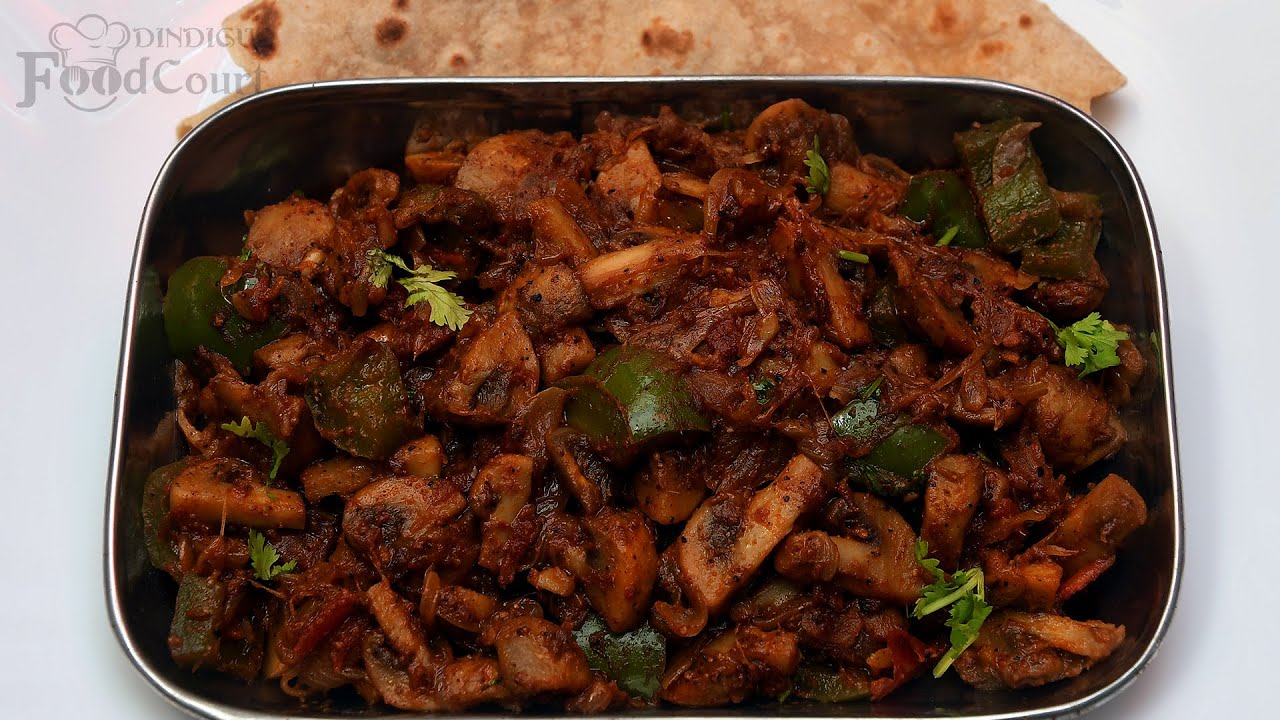 Mushroom Pepper Fry/ Mushroom Fry Recipe/ Side Dish for Chapati/ Mushroom Sukka