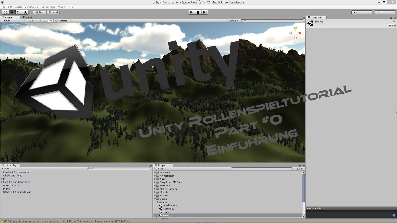 Unity 3D Rollenspiel Tutorial #0 Einrichtung der Arbeitsumgebung