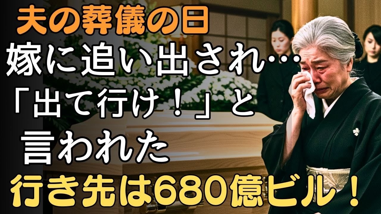 夫の葬儀の日  姑を「ハイエナ」と呼んで追い出した嫁一族。48時間後、たった一言の指令で680億円の全てを失った。  人生の教訓