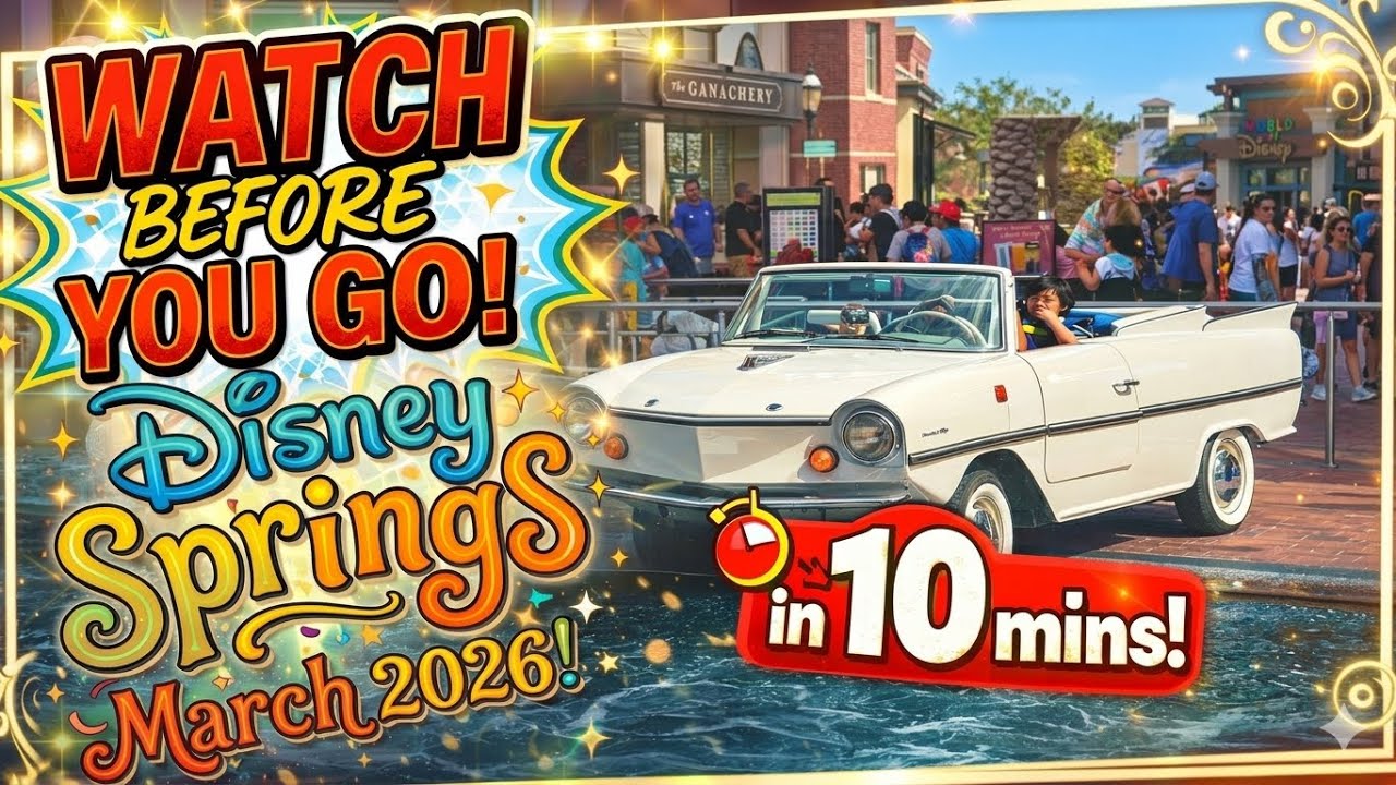 [4K] Disney Springs 2026 in 10 Mins! Things You Need to Know Before You Go POV by Draubner Channel