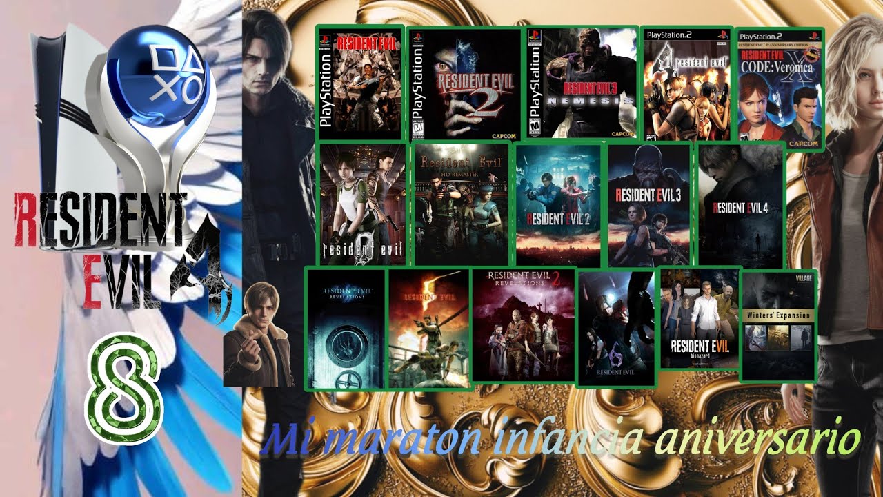 🇵🇪PS5 #8 Resident Evil 4🏆30/40- maraton Resident infancia en latino, platinar todos antes de RE 9
